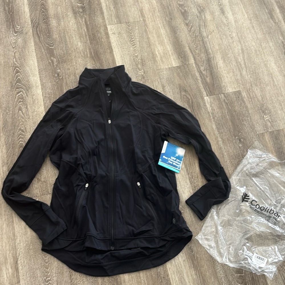 Coolibar women’s zip jacket sun protective- interval jacket